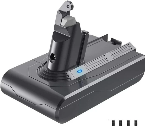 باتری جاروبرقی Dyson V6، YABER 21.6V 4600mAh باتری جایگزین برای V6 DC62 DC59 DC61 DC58 DC72 DC74 SV03 SV09 جاروبرقی