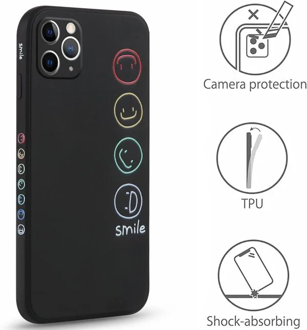 قاب سیلیکونی آیفون 11 پرو مدل Smile