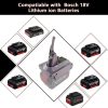 آداپتور باتری جاروشارژی برای Dyson V7 و V8، برای باتری لیتیومی سری GPA 18V Bosch تبدیل به Dyson V7 V8 Absolute Animal Motorhead Work with Vacuum Fluffy HEPA Vacuum Cleaner Converter