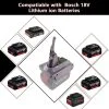 آداپتور باتری جاروشارژی برای Dyson V7 و V8، برای باتری لیتیومی سری GPA 18V Bosch تبدیل به Dyson V7 V8 Absolute Animal Motorhead Work with Vacuum Fluffy HEPA Vacuum Cleaner Converter - Image 4