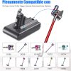 باتری جاروبرقی Dyson V6، YABER 21.6V 4600mAh باتری جایگزین برای V6 DC62 DC59 DC61 DC58 DC72 DC74 SV03 SV09 جاروبرقی