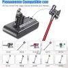 باتری جاروبرقی Dyson V6، YABER 21.6V 4600mAh باتری جایگزین برای V6 DC62 DC59 DC61 DC58 DC72 DC74 SV03 SV09 جاروبرقی - Image 4
