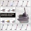 آداپتور باتری جاروشارژی برای Dyson V7 و V8، برای باتری لیتیومی سری GPA 18V Bosch تبدیل به Dyson V7 V8 Absolute Animal Motorhead Work with Vacuum Fluffy HEPA Vacuum Cleaner Converter