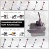 آداپتور باتری جاروشارژی برای Dyson V7 و V8، برای باتری لیتیومی سری GPA 18V Bosch تبدیل به Dyson V7 V8 Absolute Animal Motorhead Work with Vacuum Fluffy HEPA Vacuum Cleaner Converter - Image 6
