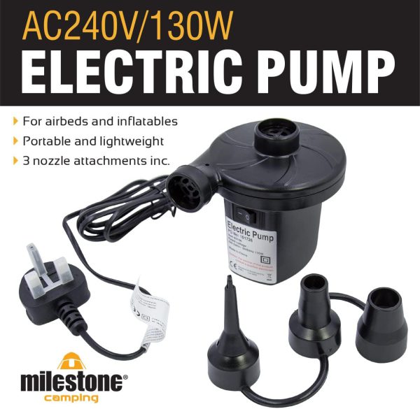 پمپ باد برقی Electric Pump مدل milestone