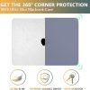 کاور محافظ+2 کاور کیبورد برای مک بوک MacBook Pro 14 Inch Case M3 A2992 A2918/A2442 M1/A2779 M2 with Touch ID,CISSOOK Shell Case for MacBook Pro 14" 2021-2023 with Keyboard Cover