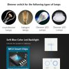 کلید لمسی هوشمند دیمردار با کنترل از راه دور کریستال استاندارد انگلستان Smart Light Switch