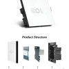 کلید لمسی هوشمند دیمردار با کنترل از راه دور کریستال استاندارد انگلستان Smart Light Switch
