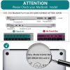 کاور محافظ+2 کاور کیبورد برای مک بوک MacBook Pro 14 Inch Case M3 A2992 A2918/A2442 M1/A2779 M2 with Touch ID,CISSOOK Shell Case for MacBook Pro 14" 2021-2023 with Keyboard Cover