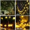 چراغ های خورشیدی DeepDream برای باغ رشته ای 40 عدد لامپ LED توپی ,ضد آب - Image 6