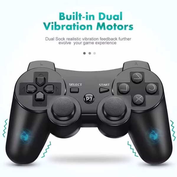 دسته بی سیم دسته PS3 وایرلسی شوک دار