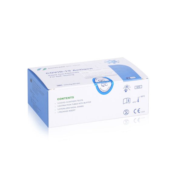 5 عدد کیت تشخیص سریع کرونا Covid-19 برند safecare