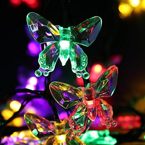 ریسه خورشیدی مدل پروانه ای طول 4.5 متر butterfly solar string