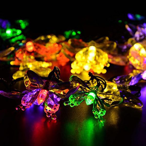 ریسه خورشیدی مدل پروانه ای طول 4.5 متر butterfly solar string