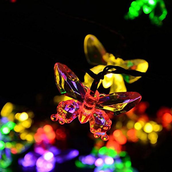 ریسه خورشیدی مدل پروانه ای طول 4.5 متر butterfly solar string