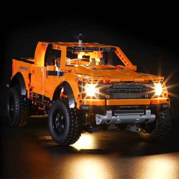 کیت نورپردازی LIGHTAILING برای فورد FORD F -150 سازگار با مدل Lego RAPTOR 42126