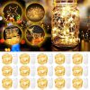 ریسه ال‌ای‌دی مفتولی باطری‌خور رنگ آفتابی طول 2 ‌متر